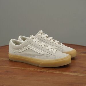 Vans Cream and Tan Sneakers